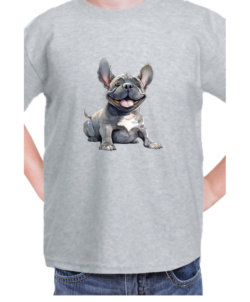 Детска Тениска Funny Dogs Breeds French Bulldog