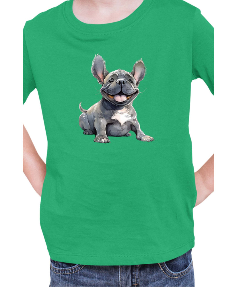 Детска Тениска Funny Dogs Breeds French Bulldog