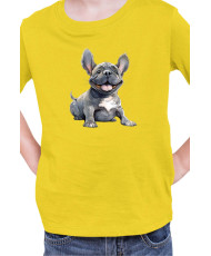 Детска Тениска Funny Dogs Breeds French Bulldog