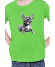 Детска Тениска Funny Dogs Breeds French Bulldog