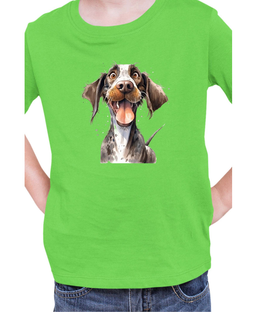 Детска Тениска Funny Dogs Breeds German Pointer