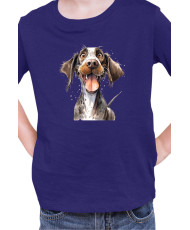 Детска Тениска Funny Dogs Breeds German Pointer