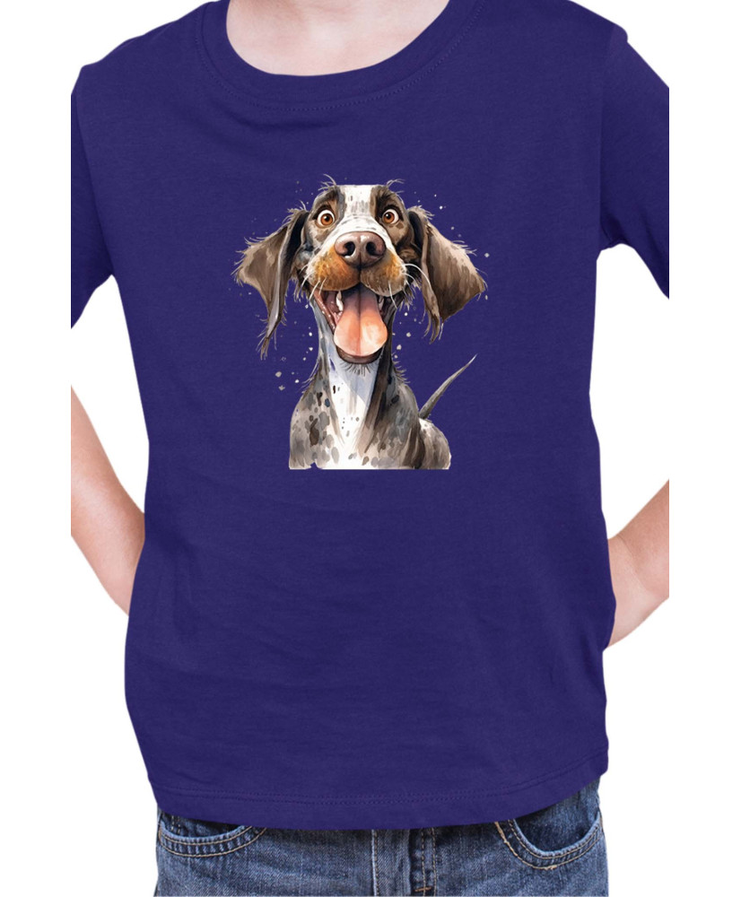 Детска Тениска Funny Dogs Breeds German Pointer