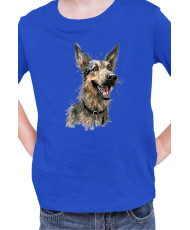Детска Тениска Funny Dogs Breeds German Shepherd
