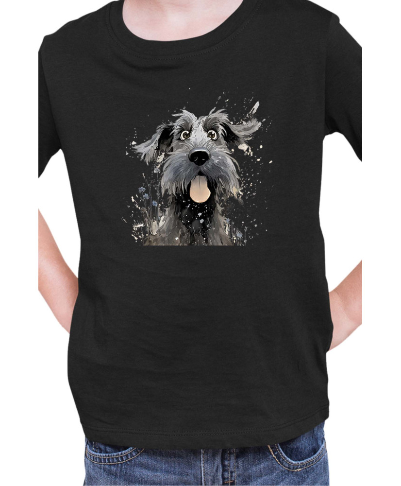 Детска Тениска Funny Dogs Breeds Giant Schnauzer
