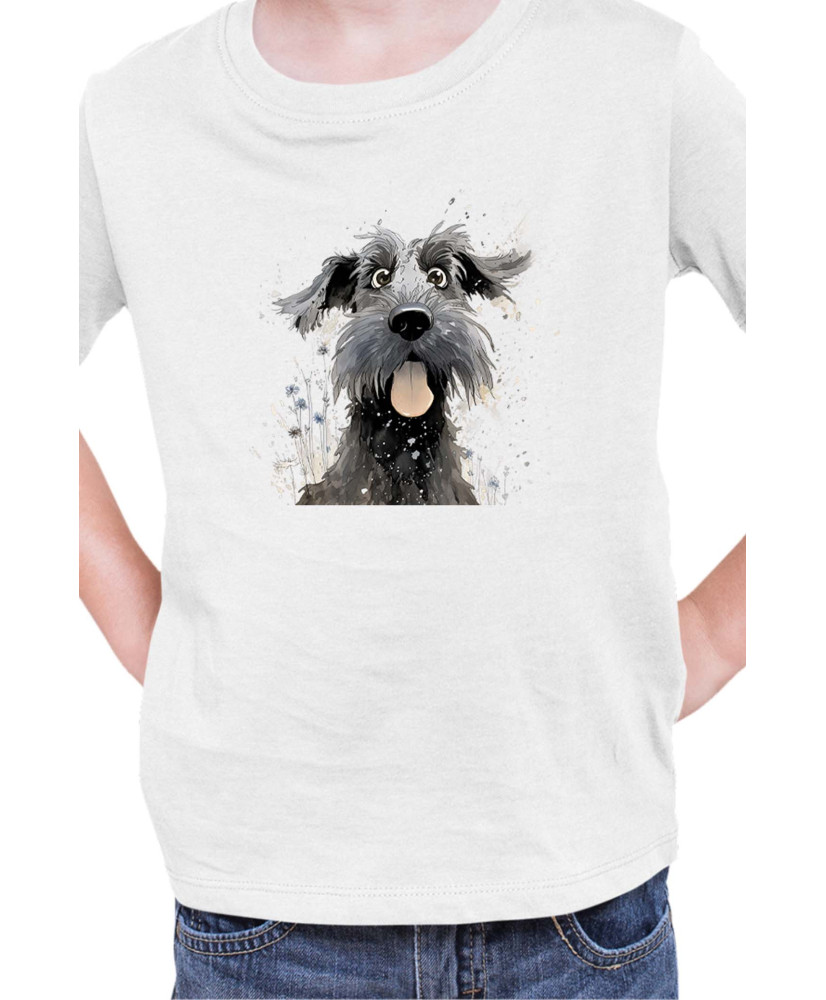Детска Тениска Funny Dogs Breeds Giant Schnauzer
