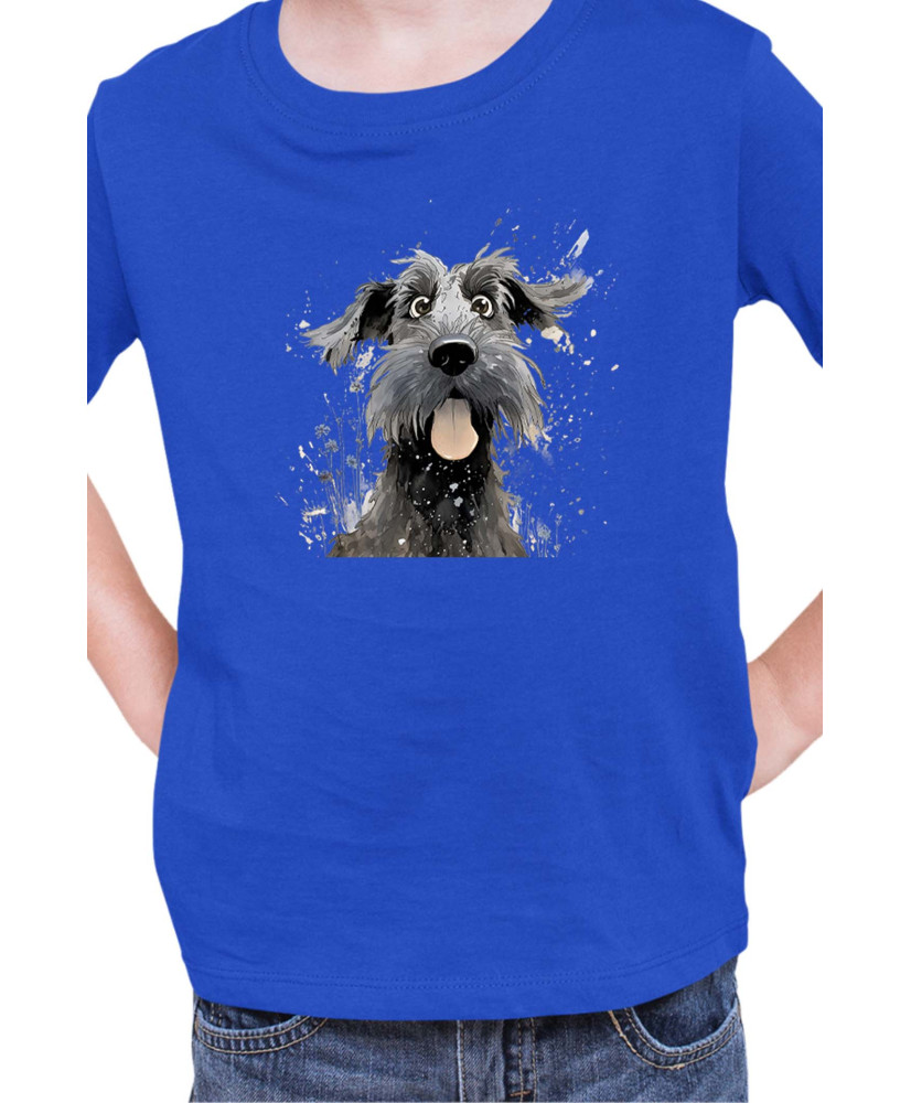 Детска Тениска Funny Dogs Breeds Giant Schnauzer