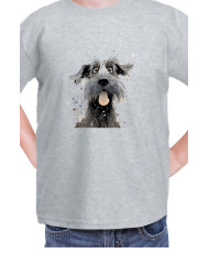 Детска Тениска Funny Dogs Breeds Giant Schnauzer