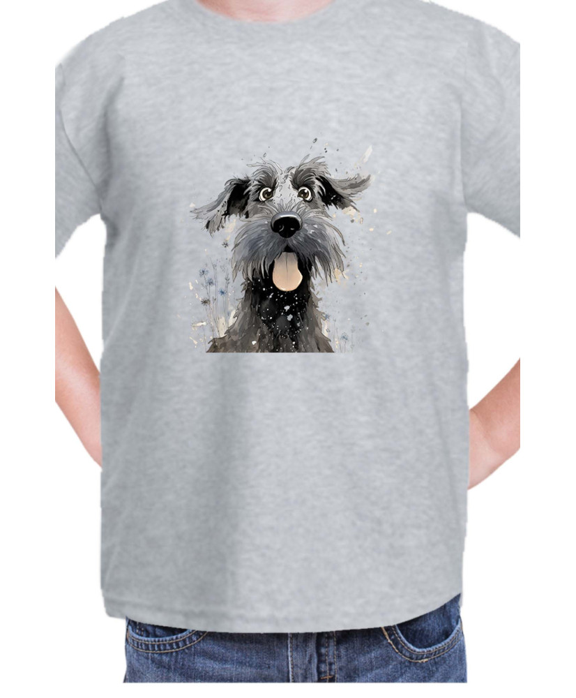 Детска Тениска Funny Dogs Breeds Giant Schnauzer