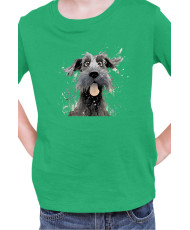 Детска Тениска Funny Dogs Breeds Giant Schnauzer