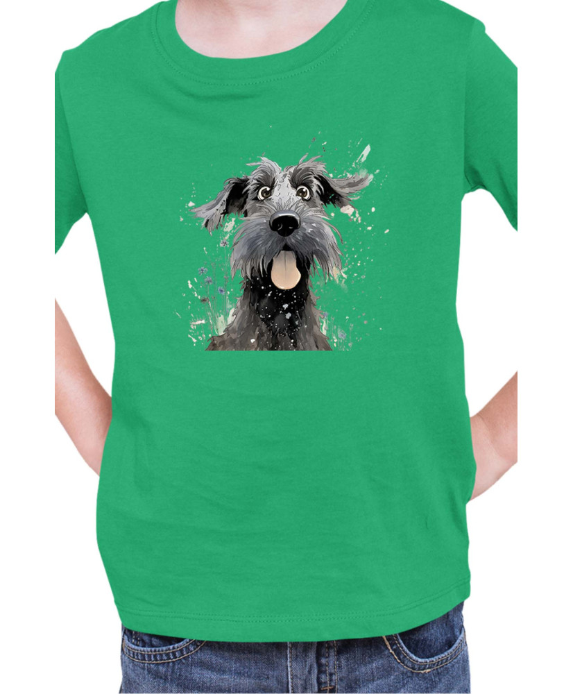 Детска Тениска Funny Dogs Breeds Giant Schnauzer
