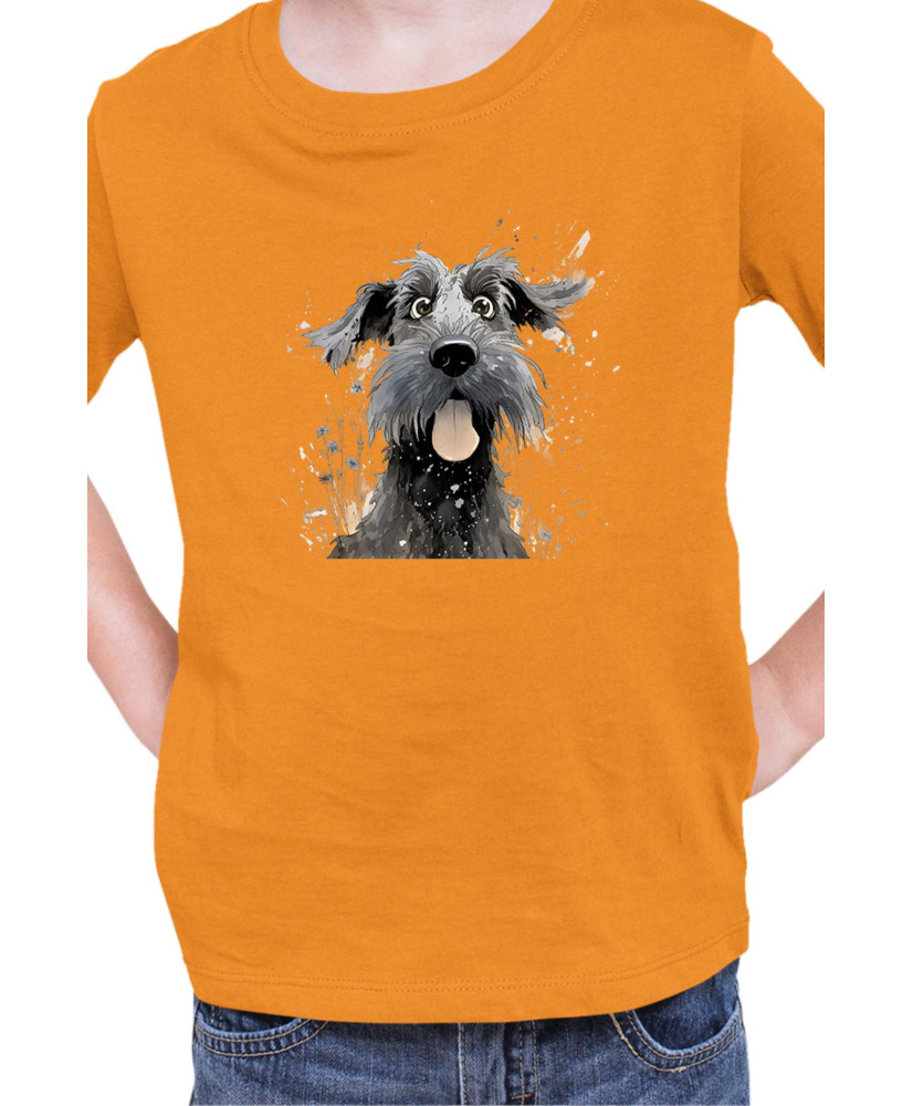 Детска Тениска Funny Dogs Breeds Giant Schnauzer