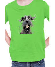 Детска Тениска Funny Dogs Breeds Giant Schnauzer