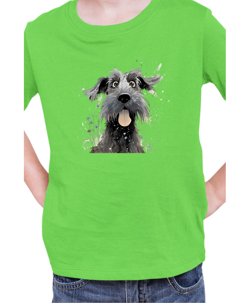 Детска Тениска Funny Dogs Breeds Giant Schnauzer