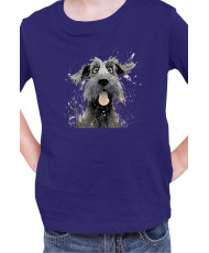 Детска Тениска Funny Dogs Breeds Giant Schnauzer