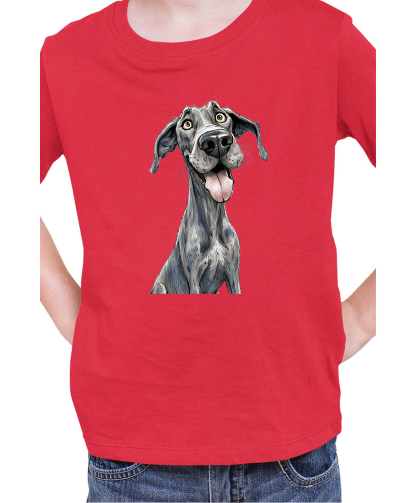 Детска Тениска Funny Dogs Breeds Great Dane