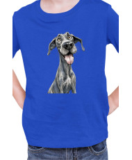 Детска Тениска Funny Dogs Breeds Great Dane