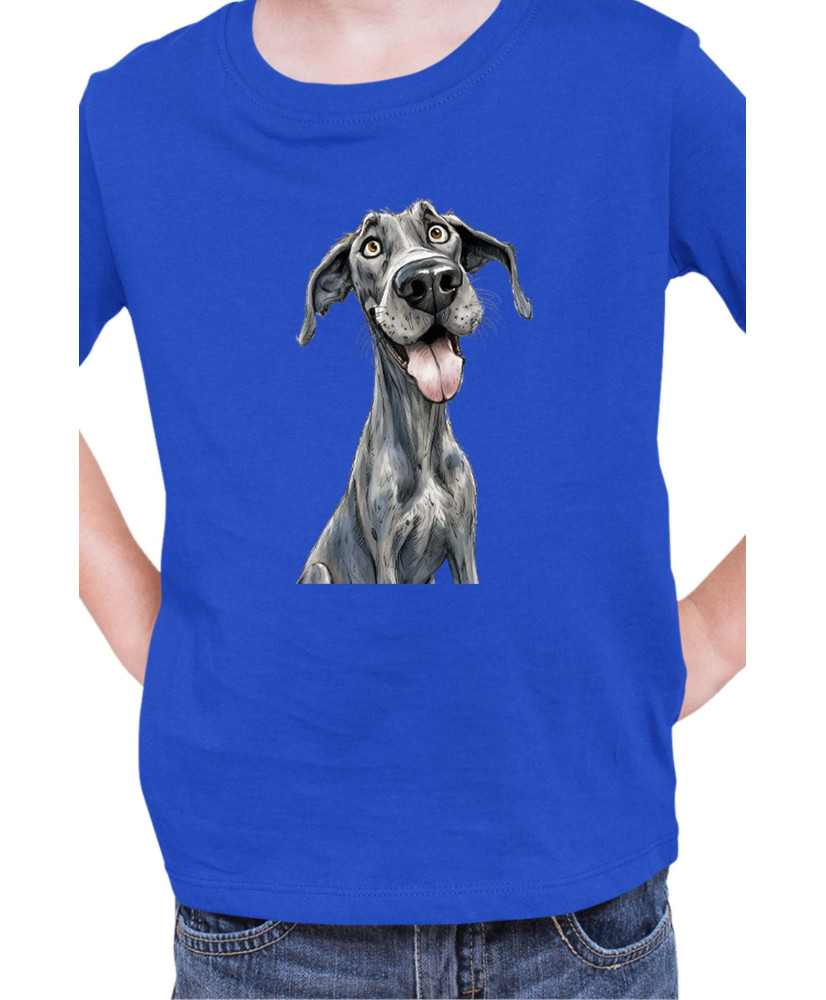 Детска Тениска Funny Dogs Breeds Great Dane