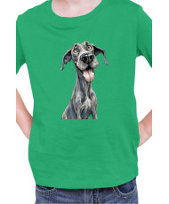 Детска Тениска Funny Dogs Breeds Great Dane