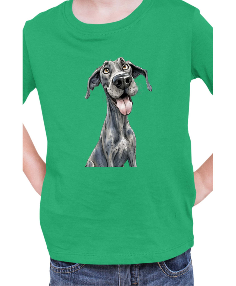 Детска Тениска Funny Dogs Breeds Great Dane