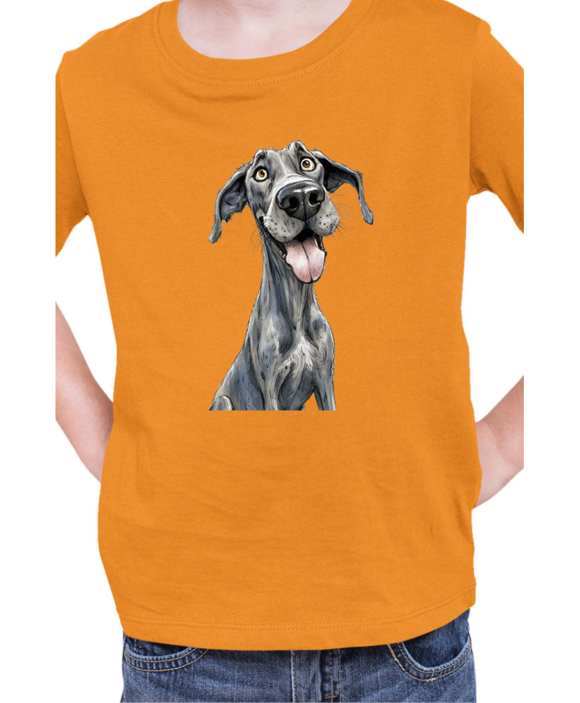 Детска Тениска Funny Dogs Breeds Great Dane