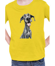 Детска Тениска Funny Dogs Breeds Great Dane