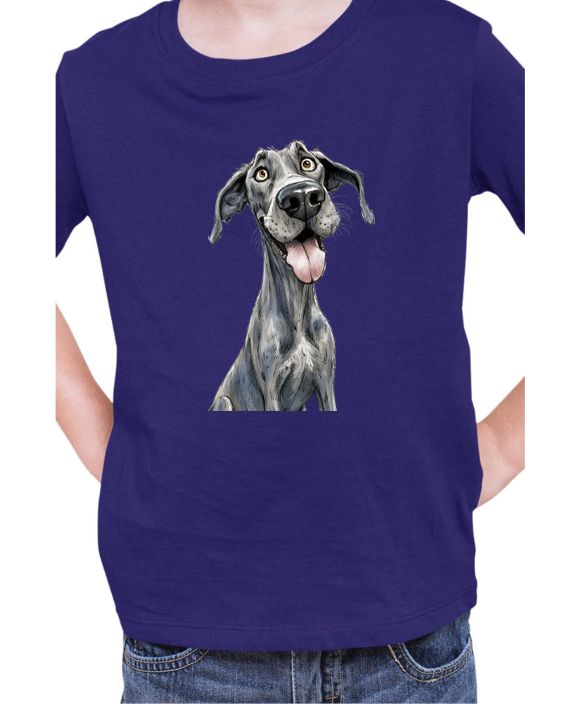 Детска Тениска Funny Dogs Breeds Great Dane