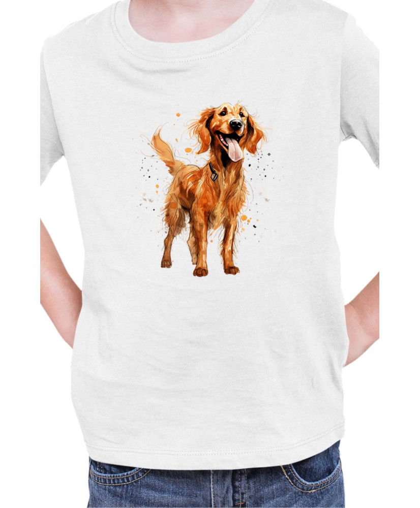 Детска Тениска Funny Dogs Breeds Irish Setter