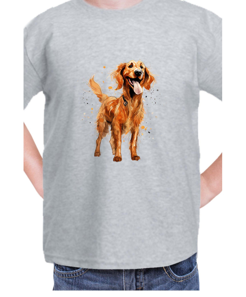 Детска Тениска Funny Dogs Breeds Irish Setter