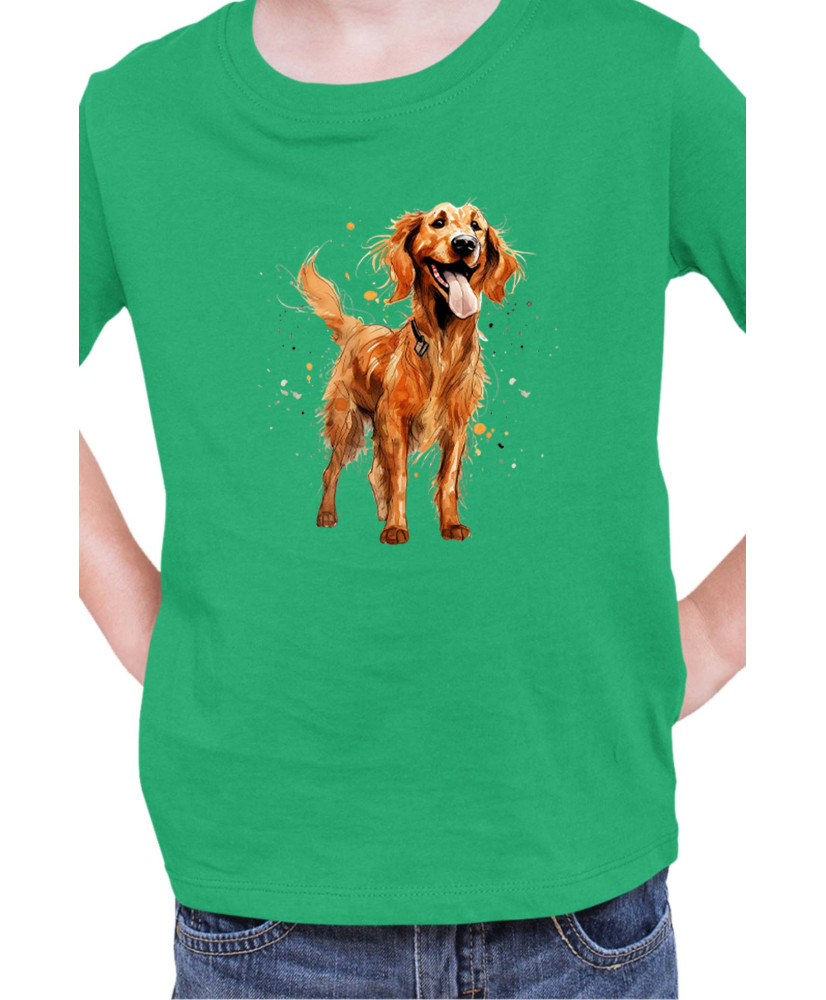 Детска Тениска Funny Dogs Breeds Irish Setter
