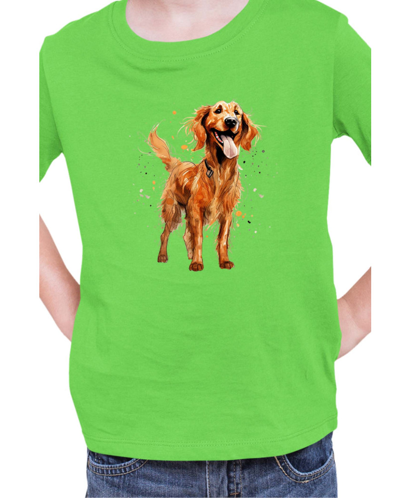 Детска Тениска Funny Dogs Breeds Irish Setter