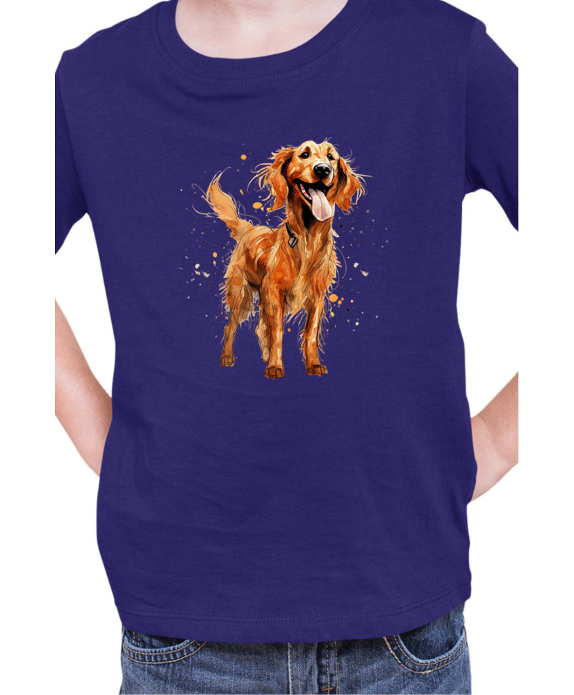 Детска Тениска Funny Dogs Breeds Irish Setter