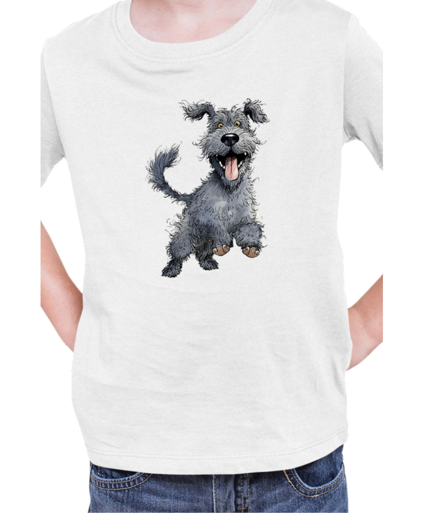 Детска Тениска Funny Dogs Breeds Kerry Blue Terrier