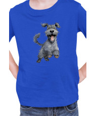 Детска Тениска Funny Dogs Breeds Kerry Blue Terrier
