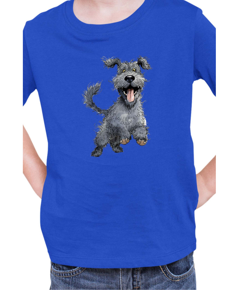 Детска Тениска Funny Dogs Breeds Kerry Blue Terrier