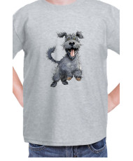 Детска Тениска Funny Dogs Breeds Kerry Blue Terrier