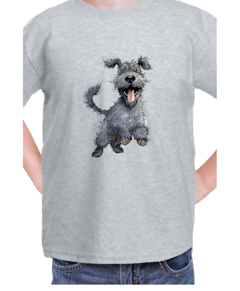 Детска Тениска Funny Dogs Breeds Kerry Blue Terrier