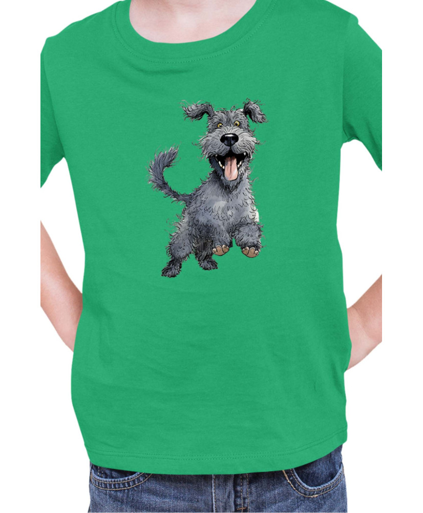 Детска Тениска Funny Dogs Breeds Kerry Blue Terrier