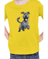 Детска Тениска Funny Dogs Breeds Kerry Blue Terrier