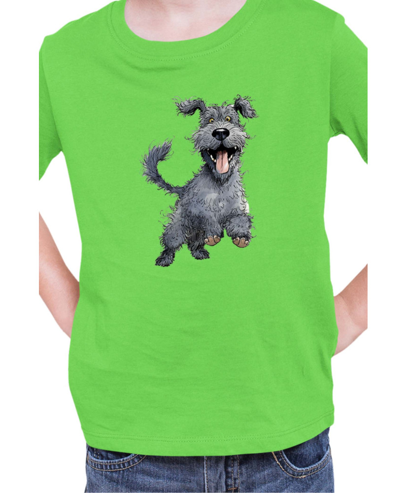 Детска Тениска Funny Dogs Breeds Kerry Blue Terrier