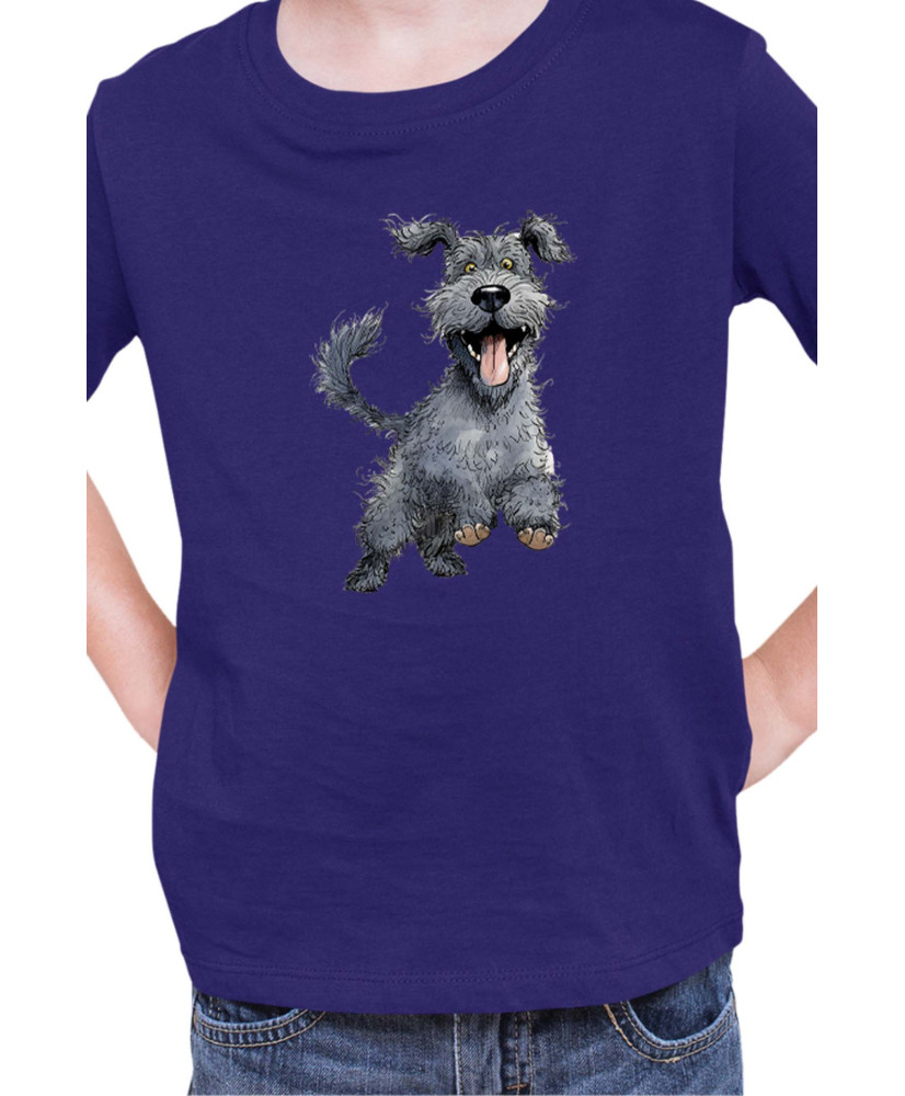 Детска Тениска Funny Dogs Breeds Kerry Blue Terrier