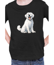Детска Тениска Funny Dogs Breeds Kuvasz