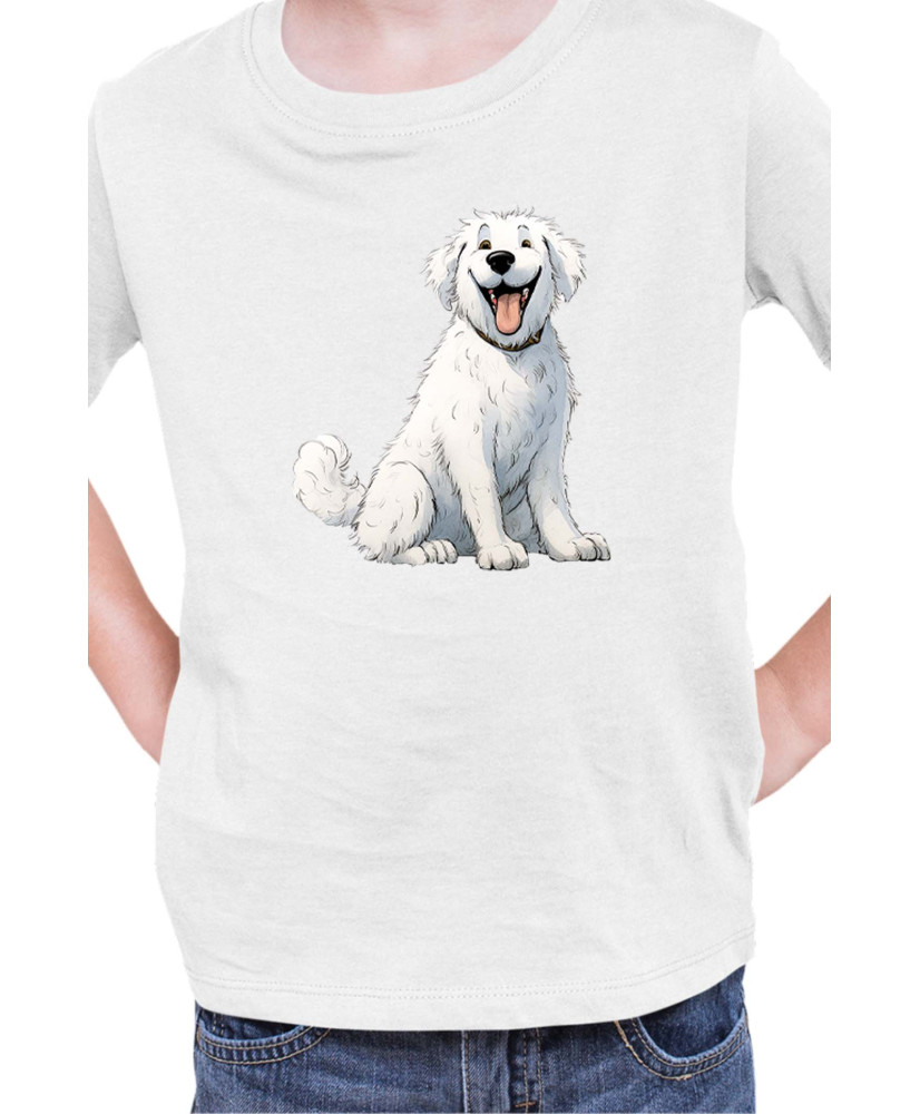 Детска Тениска Funny Dogs Breeds Kuvasz