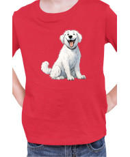 Детска Тениска Funny Dogs Breeds Kuvasz