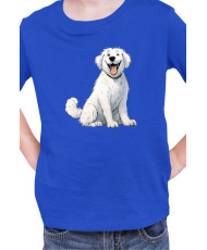 Детска Тениска Funny Dogs Breeds Kuvasz