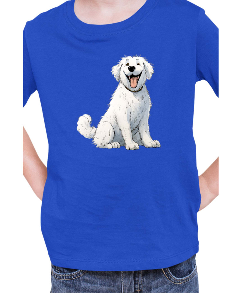 Детска Тениска Funny Dogs Breeds Kuvasz
