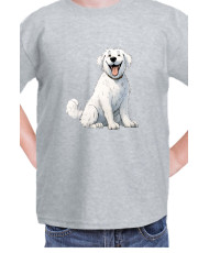Детска Тениска Funny Dogs Breeds Kuvasz