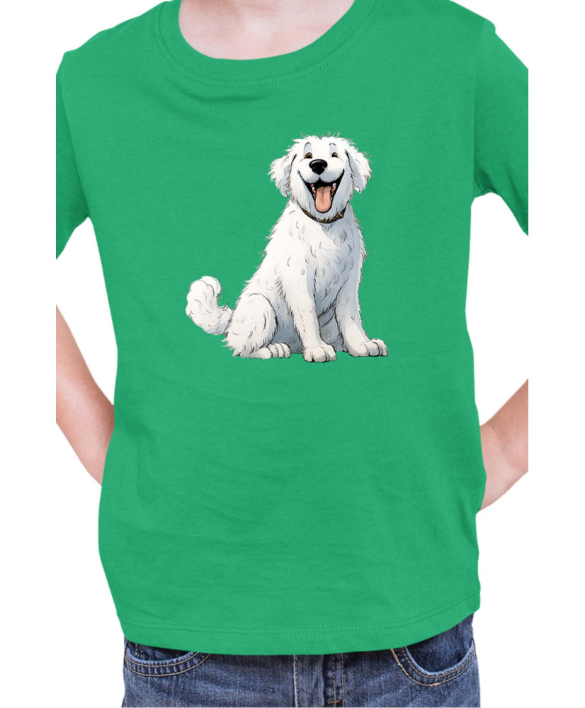 Детска Тениска Funny Dogs Breeds Kuvasz