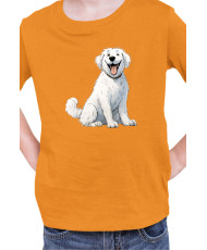Детска Тениска Funny Dogs Breeds Kuvasz