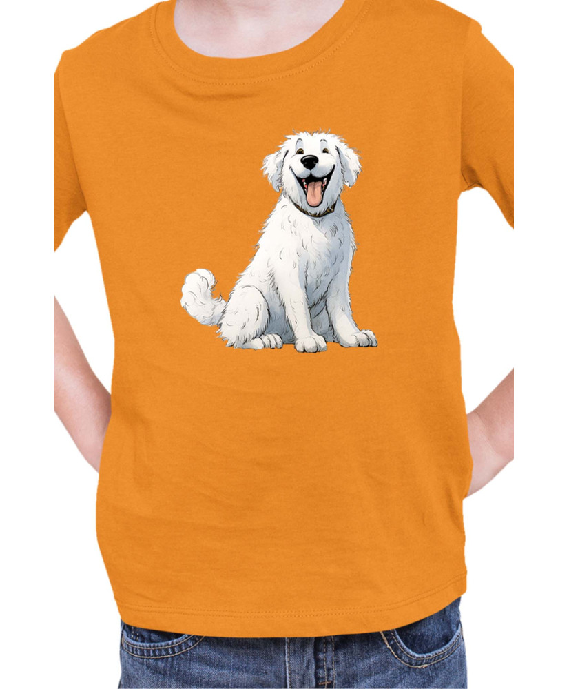 Детска Тениска Funny Dogs Breeds Kuvasz